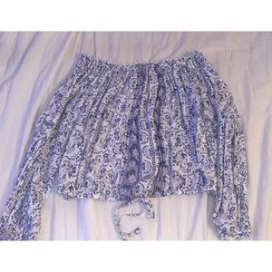 Hollister off the shoulder shirt